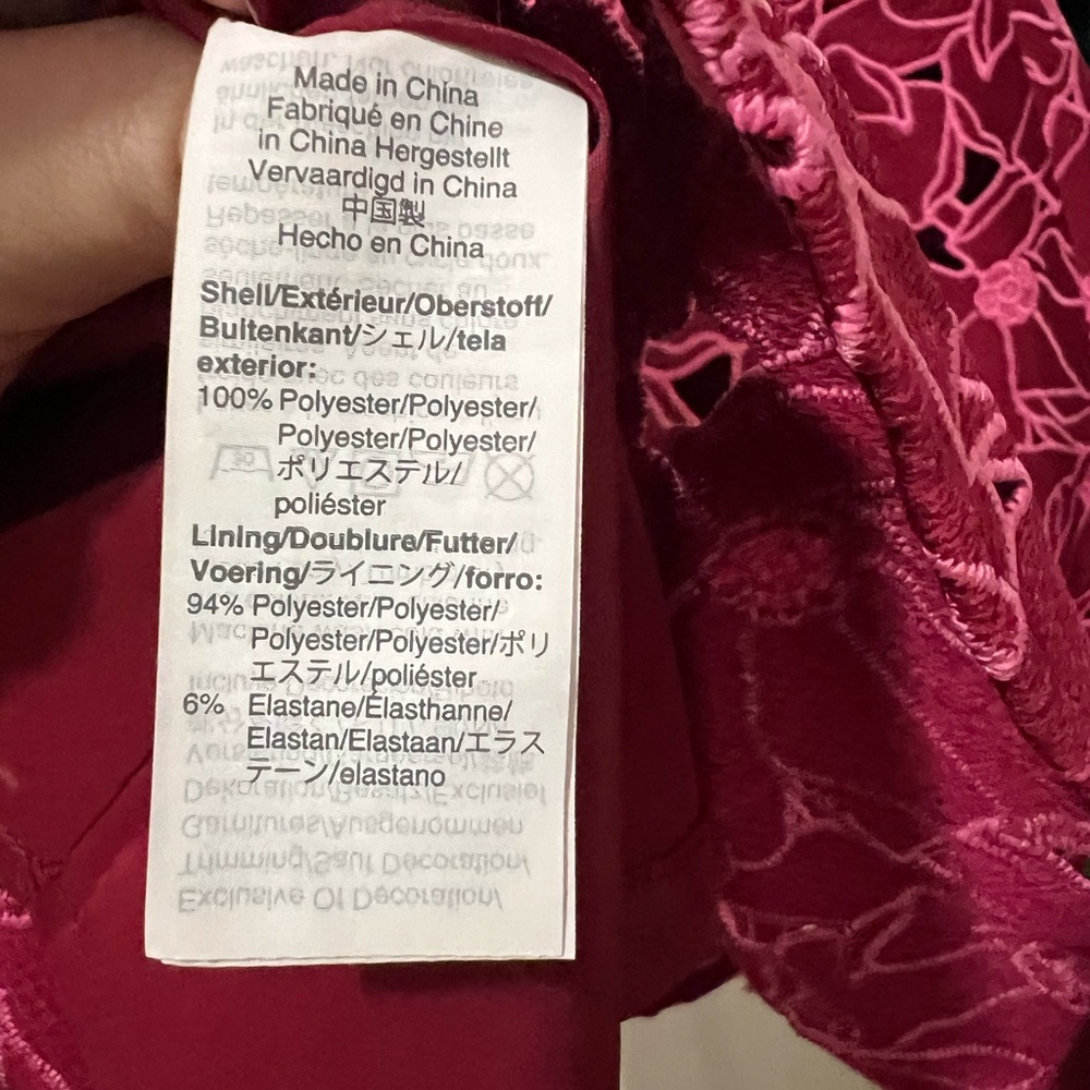 J.Crew Pink Eyelet Midi Dress w/ Flounce Hem (Size 6) - Picture 12 of 12